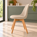 Ver imagem 6 de Conjunto Mesa de Jantar Redonda Preta 80cm com 2 Cadeiras Saarinen Leda Almofadadas para Sala de Jan