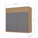 Ver imagem 2 de Armário Aéreo 2 Portas Realeza Premium 80cm Mdf Nesher
