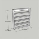 Ver imagem 2 de Prateleira para Esmalte Suspensa Estante Parede Nicho Amadeirado Banheiro Quarto Infantil