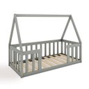 Ver imagem 3 de Cama Infantil Montessoriana Valentina Cinza