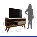 Ver imagem 6 de Rack para TV até 50 Polegadas 135,8cm 1 Porta Houston Marrom