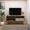Ver imagem 1 de Rack para TV até 50 Polegadas 135,8cm 1 Porta Houston Marrom