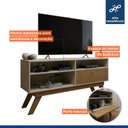 Ver imagem 4 de Rack para TV até 50 Polegadas 135,8cm 1 Porta Houston Bege