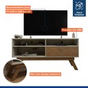 Ver imagem 5 de Rack para TV até 50 Polegadas 135,8cm 1 Porta Houston Bege
