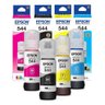 Kit 4 Tintas Epson Original 544 T544 para Impressora L-3110 L-3150 L-3250 - Refill - 1