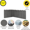 Ver imagem 4 de Cabeceira Painel Cama King Box Nuvem Suede Sandy 195 cm:Cinza Escuro