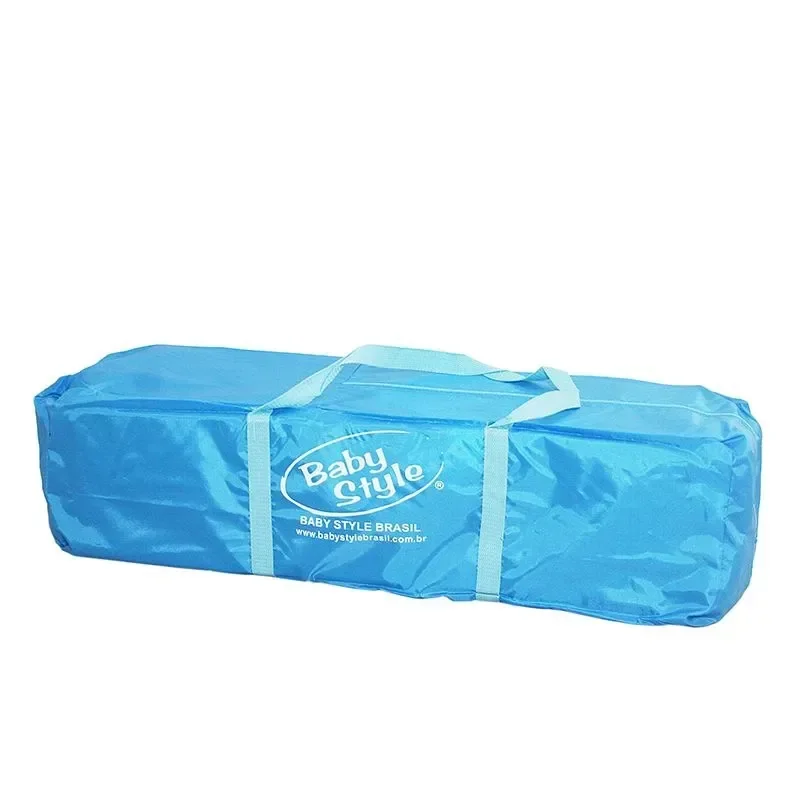 Berço Desmontável Compacto Liso Azul - Baby Style - 2