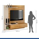 Ver imagem 6 de Painel para TV até 60 Polegadas Frisado 2 Portas Los Angeles