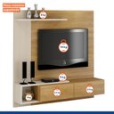 Ver imagem 7 de Painel para TV até 60 Polegadas Frisado 2 Portas Los Angeles