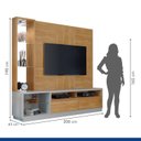 Ver imagem 5 de Estante Home para TV até 65 Polegadas 2 Gavetas 2 Nichos Nevada Valdemóveis