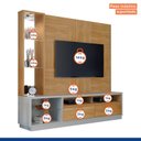 Ver imagem 6 de Estante Home para TV até 65 Polegadas 2 Gavetas 2 Nichos Nevada Valdemóveis