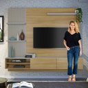 Ver mais imagens de Painel para TV até 65 Polegadas MDF 200CMX175CM Frisado Montana Marrom