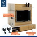 Ver imagem 3 de Painel para TV até 65 Polegadas MDF 200CMX175CM Frisado Montana Marrom