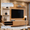 Ver imagem 5 de Painel para TV até 65 Polegadas MDF 200CMX175CM Frisado Montana Marrom