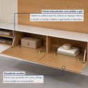 Ver imagem 6 de Painel para TV até 65 Polegadas MDF 200CMX175CM Frisado Montana Marrom