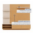 Ver imagem 4 de Painel para TV até 65 Polegadas MDF 200CMX175CM Frisado Montana Marrom
