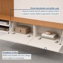 Ver imagem 6 de Painel para TV até 65 Polegadas MDF 200CMX175CM Frisado Montana Bege