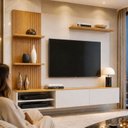 Ver mais imagens de Painel para TV até 65 Polegadas MDF 200CMX175CM Frisado Montana Bege