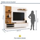 Ver imagem 7 de Painel para TV até 65 Polegadas MDF 200CMX175CM Frisado Montana Bege
