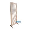 Biombo Painel Breeze Brise com Pés Madeira 210x80 Cm Vãos Vazados Eucalipto Neonx - 2