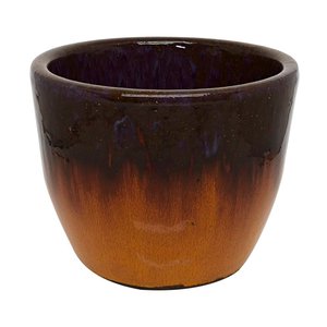 Vaso Cachepot Americano 1 Laranja Fogo - Construmarcas