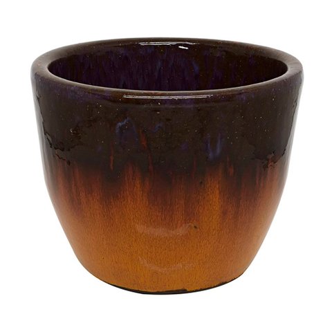 Vaso Cachepot Americano 1 Laranja Fogo - Construmarcas