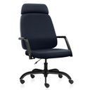 Ver imagem 1 de Cadeira de Escritório Giratória Diretor com Apoio de Cabeça Hub F02 Sintético Azul - Lyam Decor