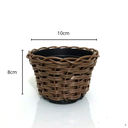 Ver imagem 4 de Kit 3 Arranjos de Mini Buchinho Artificial com Vaso de Fibra Sintética