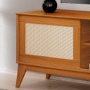 Ver imagem 5 de Rack para TV até 55 Polegadas 100% MDF 180cm Portas em Tela Rattan Andros Marrom Cedro