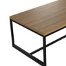 Mesa de Centro Decorativa 70x30,3x44 cm - Base de Aço Metalon Cor Preta - 3