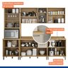 Cozinha Completa 5 Peças Detalhe Vidro Áustria  - 5