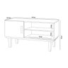 Rack com Painel para Sala Tv 42 Polegadas Moderno Carmolar - 3