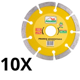 Kit 10 Discos Prando Segmentado 110 MM X 20 MM Mármore - 2