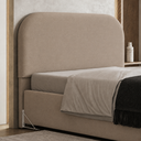 Ver imagem 4 de Cabeceira Cama Box Queen 160cm Orgânica Londres Linho Cru Capuccino