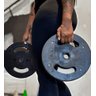 Anilha 4kg Injetada Dúctil para Treino Academia Peça 4kg - 2