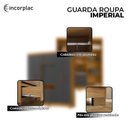 Ver imagem 4 de Guarda Roupa Casal Imperial Carvalho Americano Grafite - Incorplac