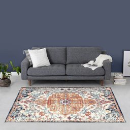 Tapete Bernadine Arad Veludo 140x200cm Antiderrapante FASTLAR TAPETE VELUDO - 5