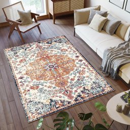 Tapete Bernadine Arad Veludo 140x200cm Antiderrapante FASTLAR TAPETE VELUDO - 3