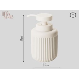 Dispenser Porta Sabonete Liquido Alcool Bancada em Cimento - 2