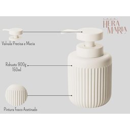 Dispenser Porta Sabonete Liquido Alcool Bancada em Cimento - 3