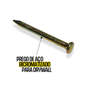 Ver imagem 4 de Prego de Aço 15x15 Bicromatizado P/ Drywall Âncora 10000 Unidades Caixa Fechada