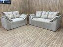 Ver imagem 1 de Conjunto de Sofá 2 e 3 Lugares Paris Suede Cinza