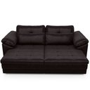Ver imagem 5 de Sofá Retrátil para Sala de Estar 2 Lugares 175cm Riza S03 Couro Vinho - Lyam Decor