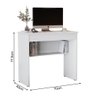 Mesa Escrivaninha Estudo Computador Notebook Vitória 2.0 Branco - 4