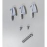 Kit Difusor de Vidro e Garra Para Ventilador de Teto Volare - 2