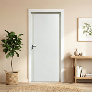 Kit Porta de Madeira Colmeia com Batente e Fechadura 210x72cm Lado Direito SOMAD