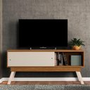 Ver imagem 1 de Rack para TV Monte Claro 150cm MDP Naturale Off White Casah