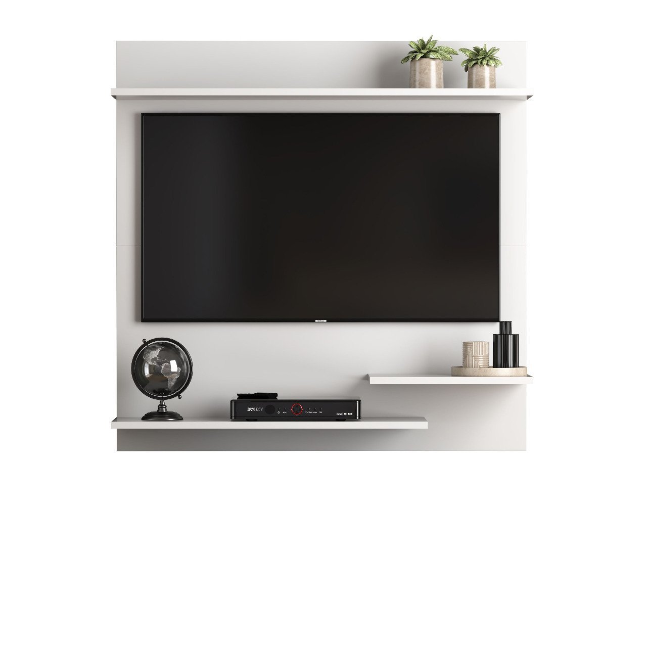 Painel Suporte Televisão Até 32 polegadas Smart Plus Alto Brilho Lançamento Modelo MadrI:BRANCO