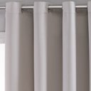 Ver imagem 3 de Cortina Tecido Blackout Off White 280x200cm para Varão