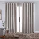 Ver imagem 1 de Cortina Tecido Blackout Off White 280x200cm para Varão